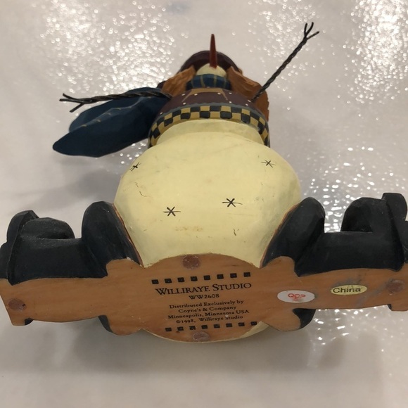 Williraye Studio Snowman and Santa set x 3 vintage 1997  and 1998 collectibles - Picture 6 of 12